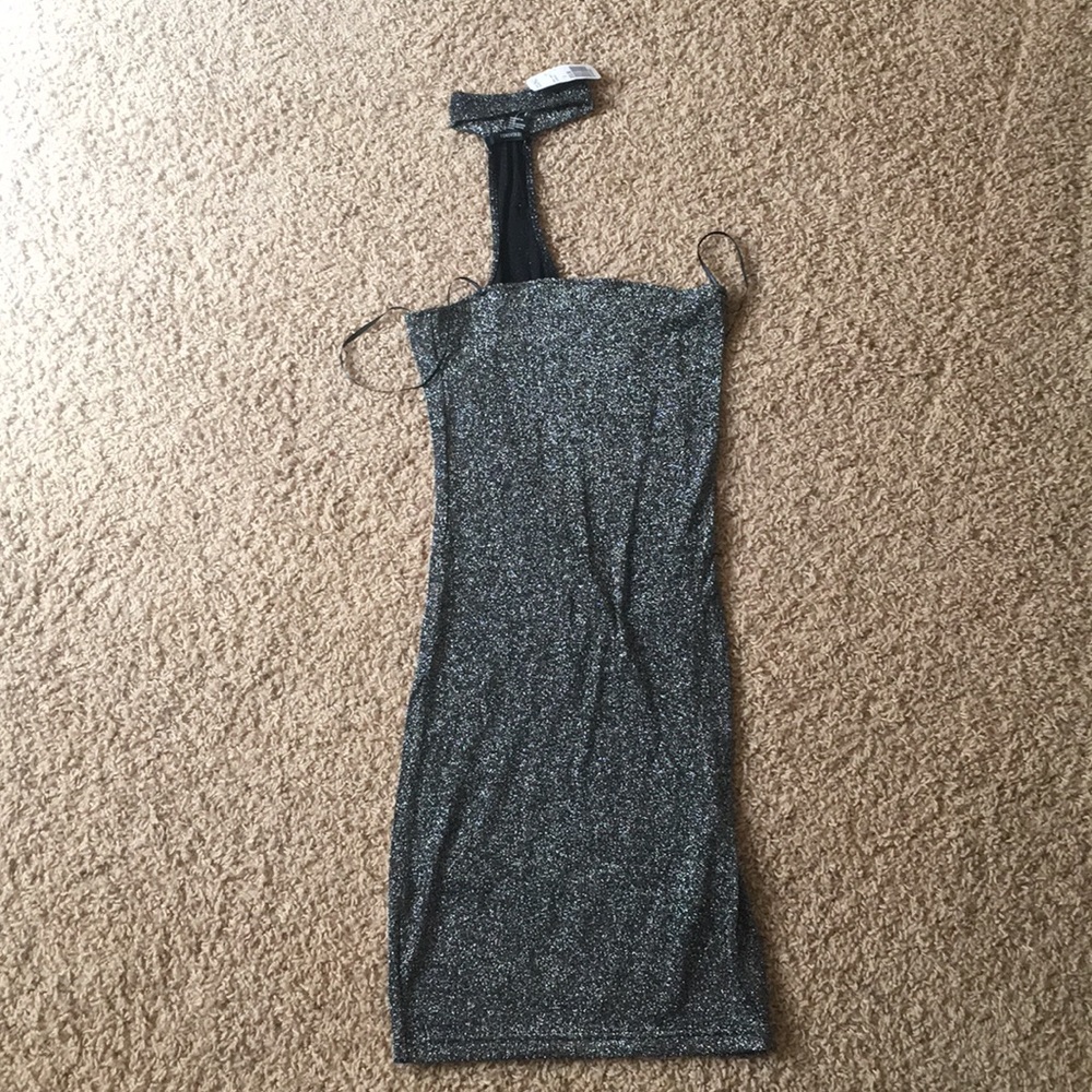 Adorable Forever21 glitter choker dress